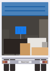 Moving Truck Rental full of household contents